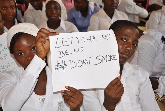 Students In Kaduna State Stand Against Youth Smoking