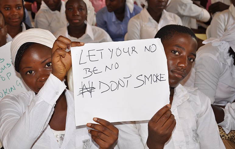 Students In Kaduna State Stand Against Youth Smoking