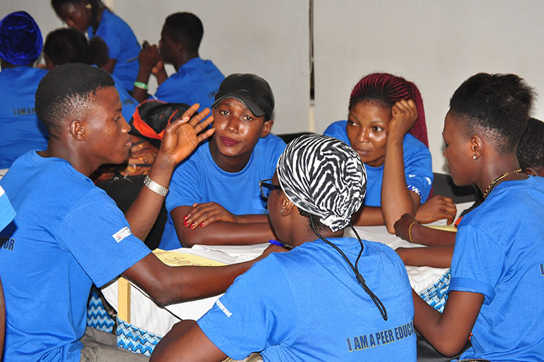 120 Young People Empowered AS Peer Educators