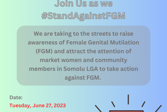 #StandAgainstFGM Walk