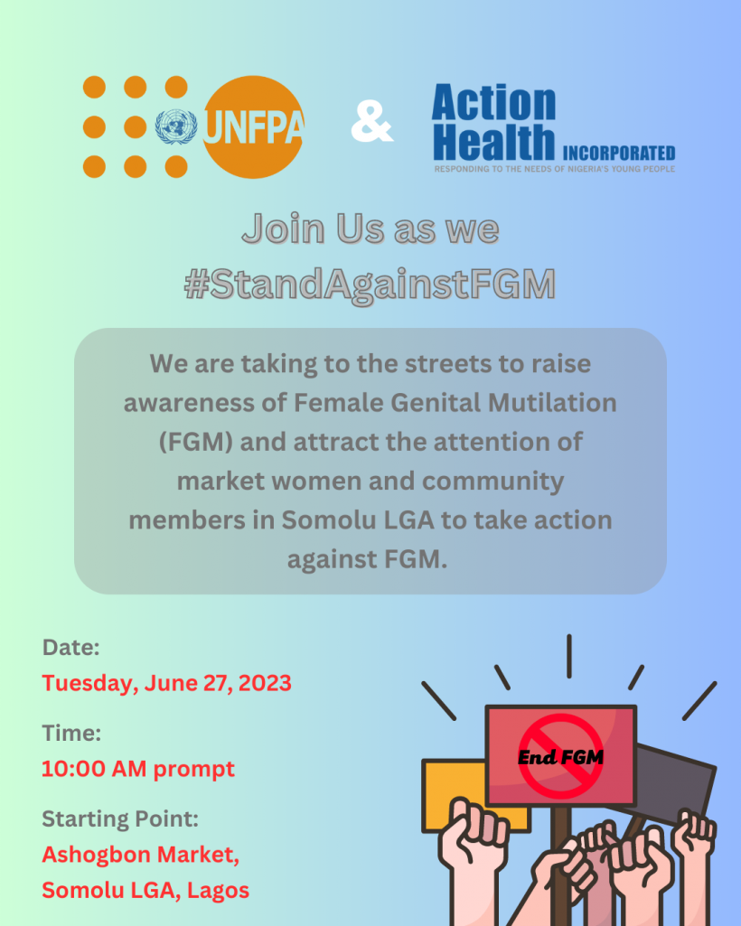 #StandAgainstFGM Walk