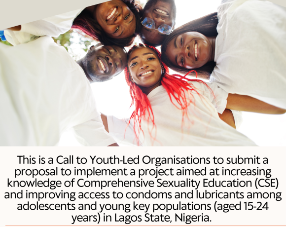 Request for Proposal (RFP) – Comprehensive Sexuality Education & Increasing Access to Condoms/Lubricants for Adolescent & Young People in Lagos State